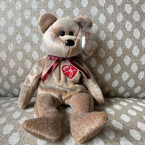 Ty 1999 Signature Teddy Bear beanie baby.